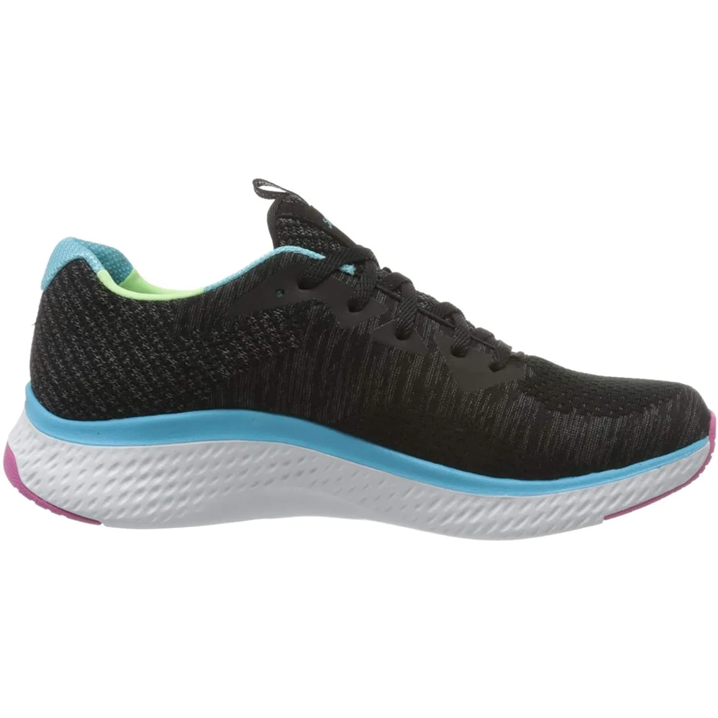 Skechers Solar Fuse Brisk Escape Black Multi Womens Trainers Sneakers
