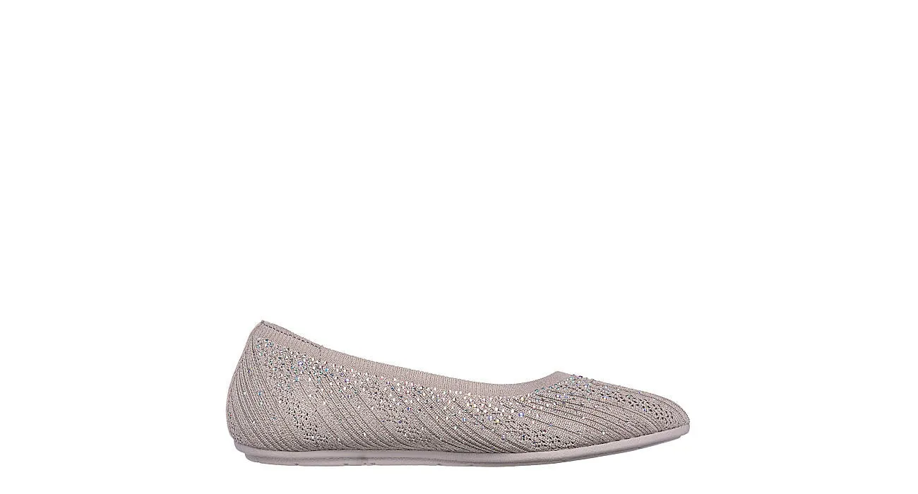 Skechers Women's Cleo 2.0-Glitzy Daze Ballet Flat