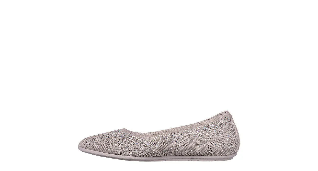 Skechers Women's Cleo 2.0-Glitzy Daze Ballet Flat