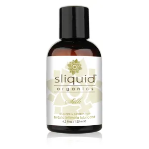 SLIQUID Organics Silk Hybrid Aloe & Silicone Intimate Lubricant (125ml)