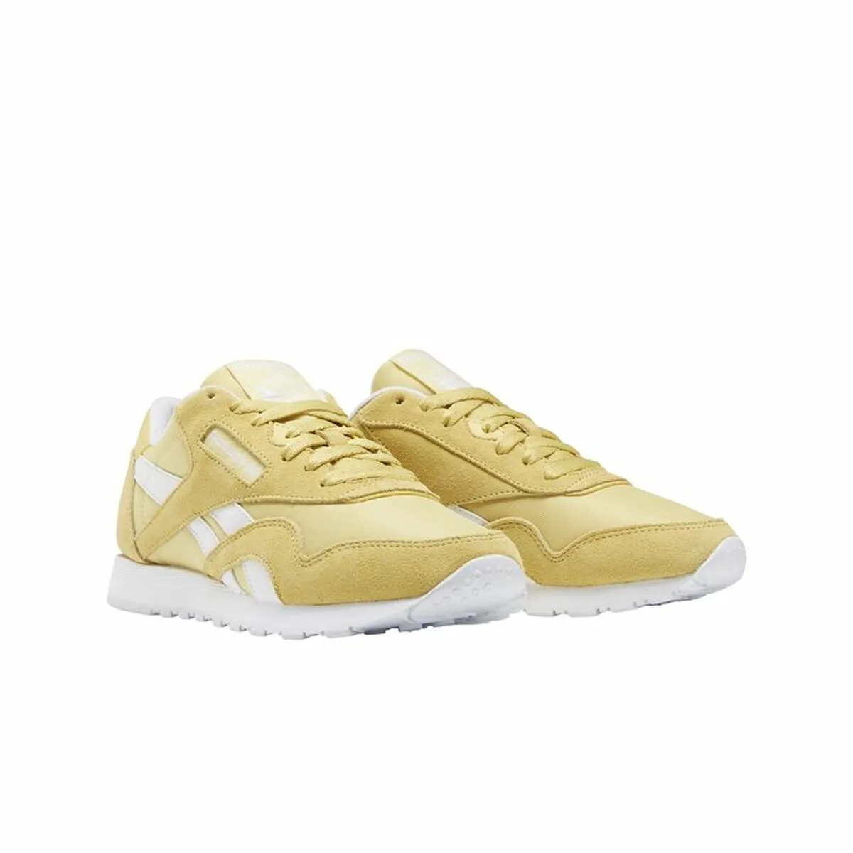 Sports Trainers for Women Reebok Classic Nylon Yellow