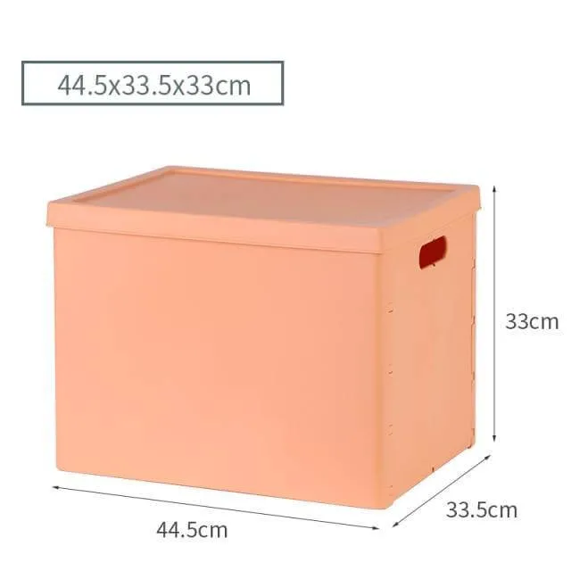 Stackable Folding Home Clothes Storage Organizer Box