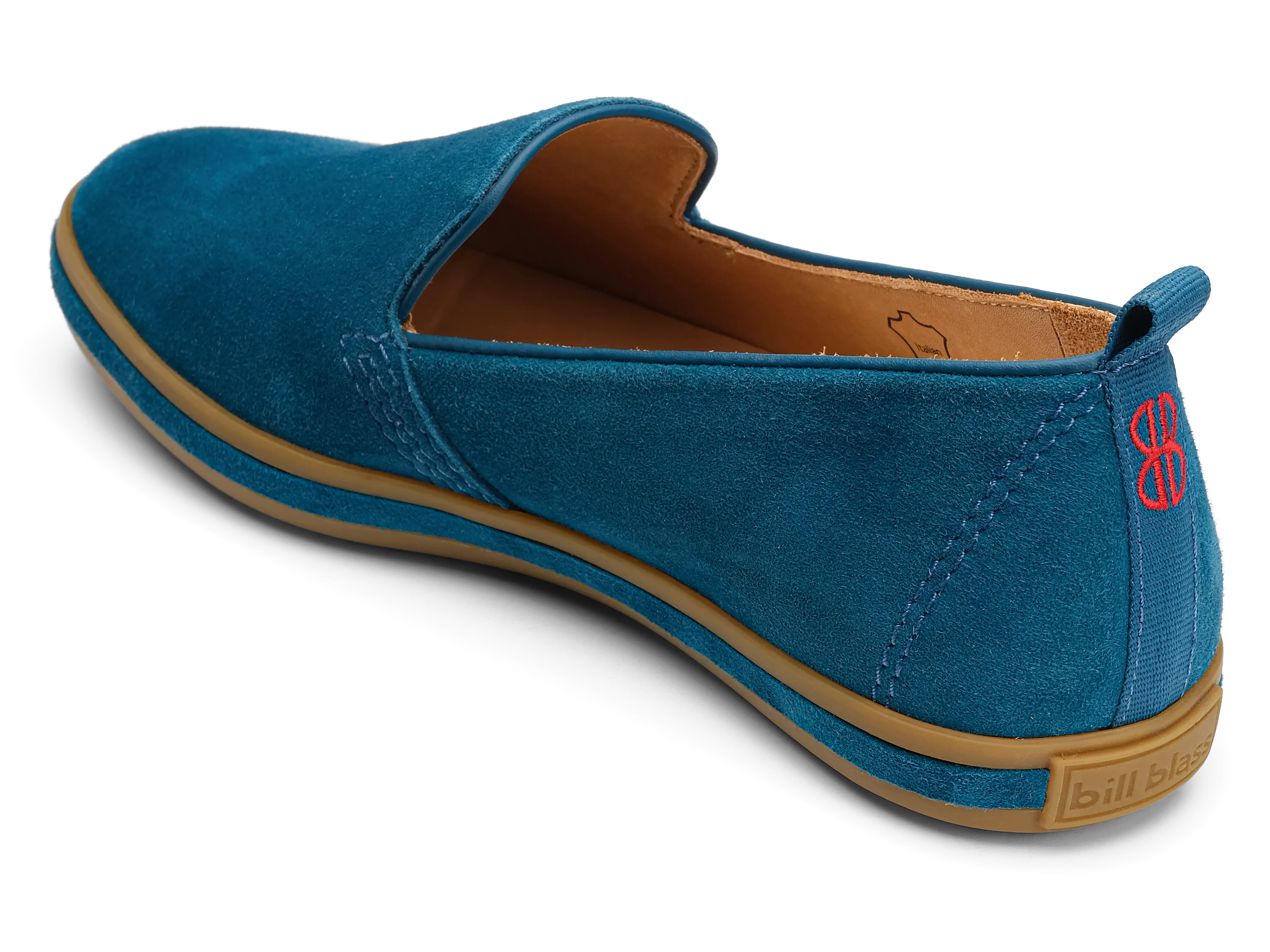 Sutton Suede Slip On - Teal