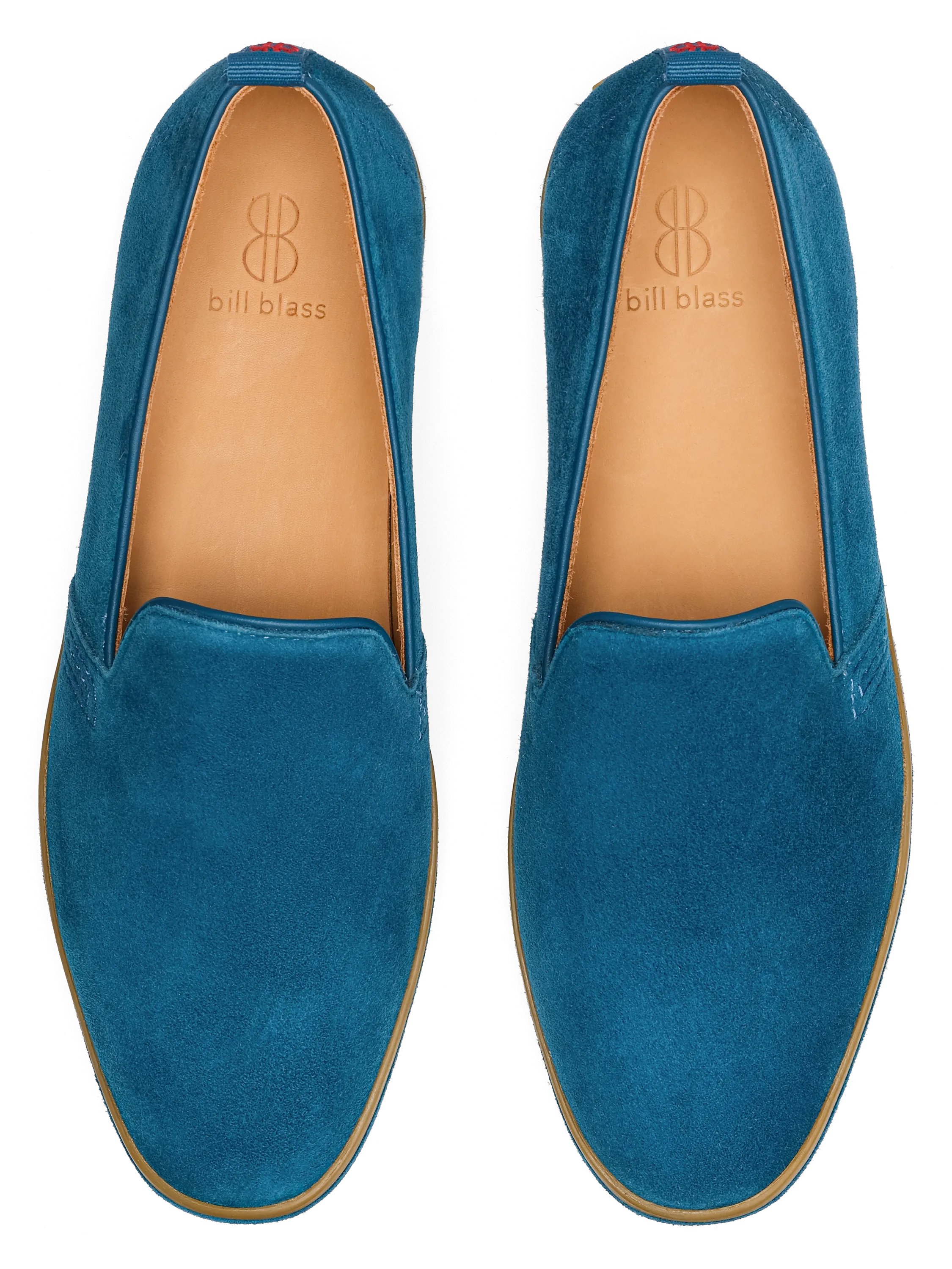 Sutton Suede Slip On - Teal