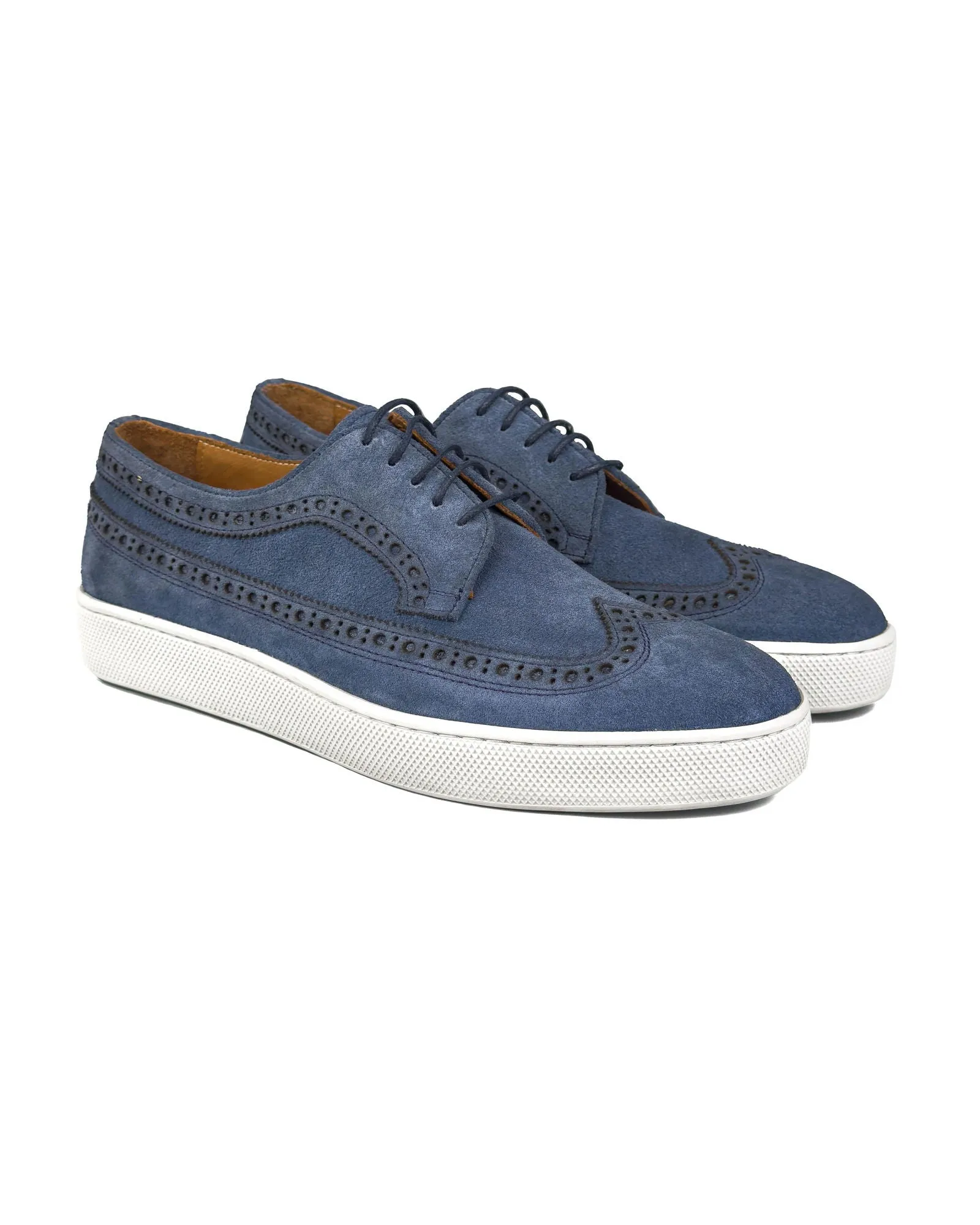 T-Tango-Y Navy Blue Genuine Suede Leather Casual Classic Men's Shoe