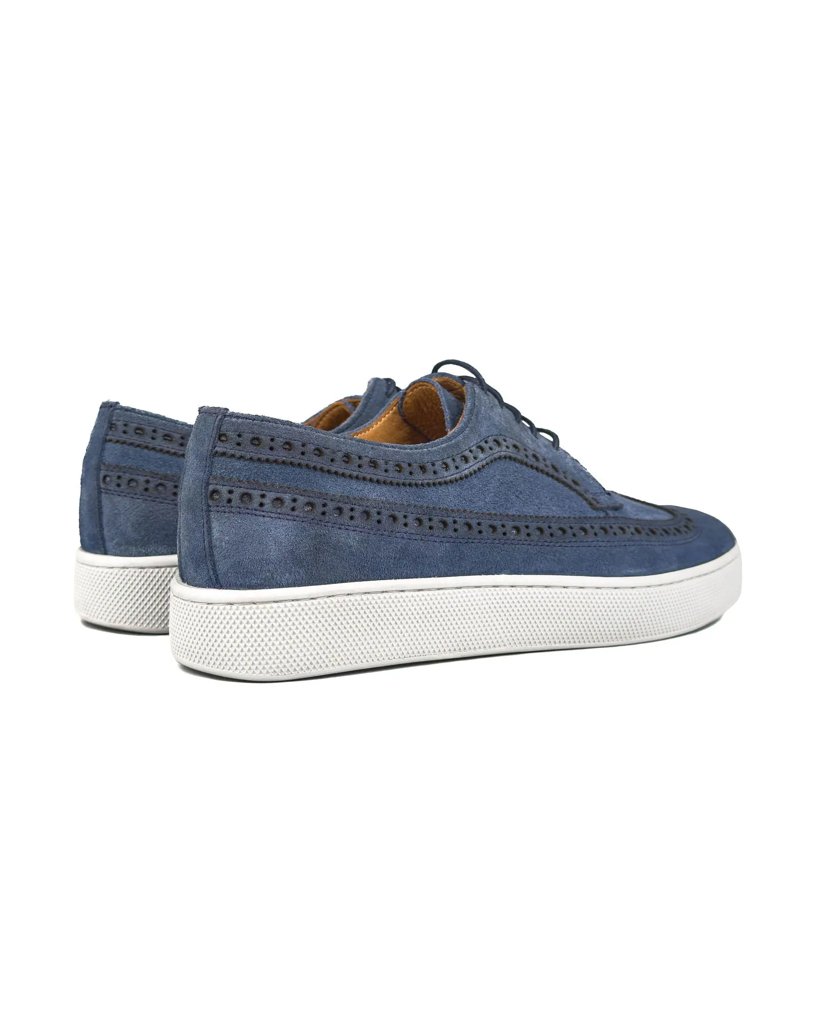 T-Tango-Y Navy Blue Genuine Suede Leather Casual Classic Men's Shoe