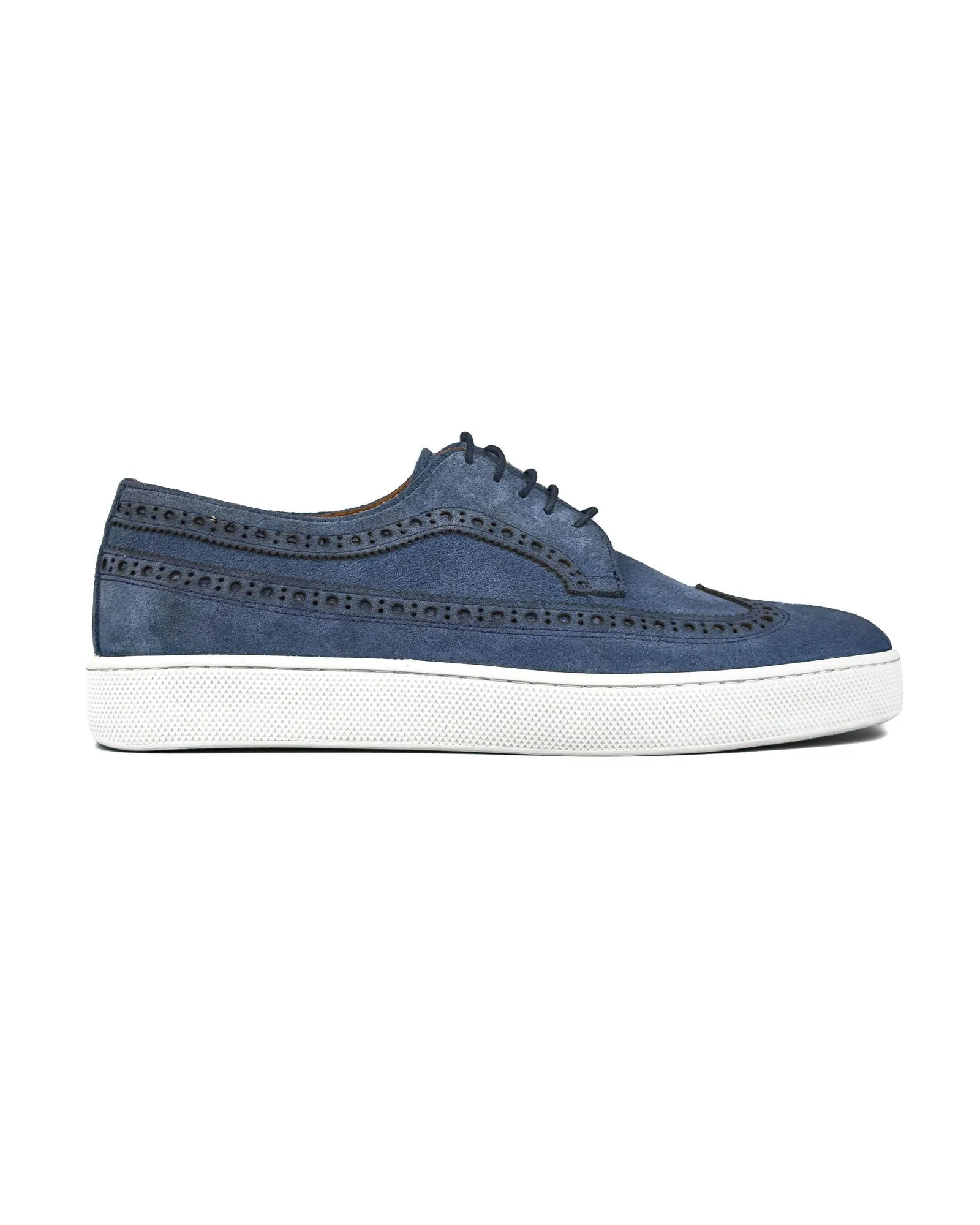 T-Tango-Y Navy Blue Genuine Suede Leather Casual Classic Men's Shoe