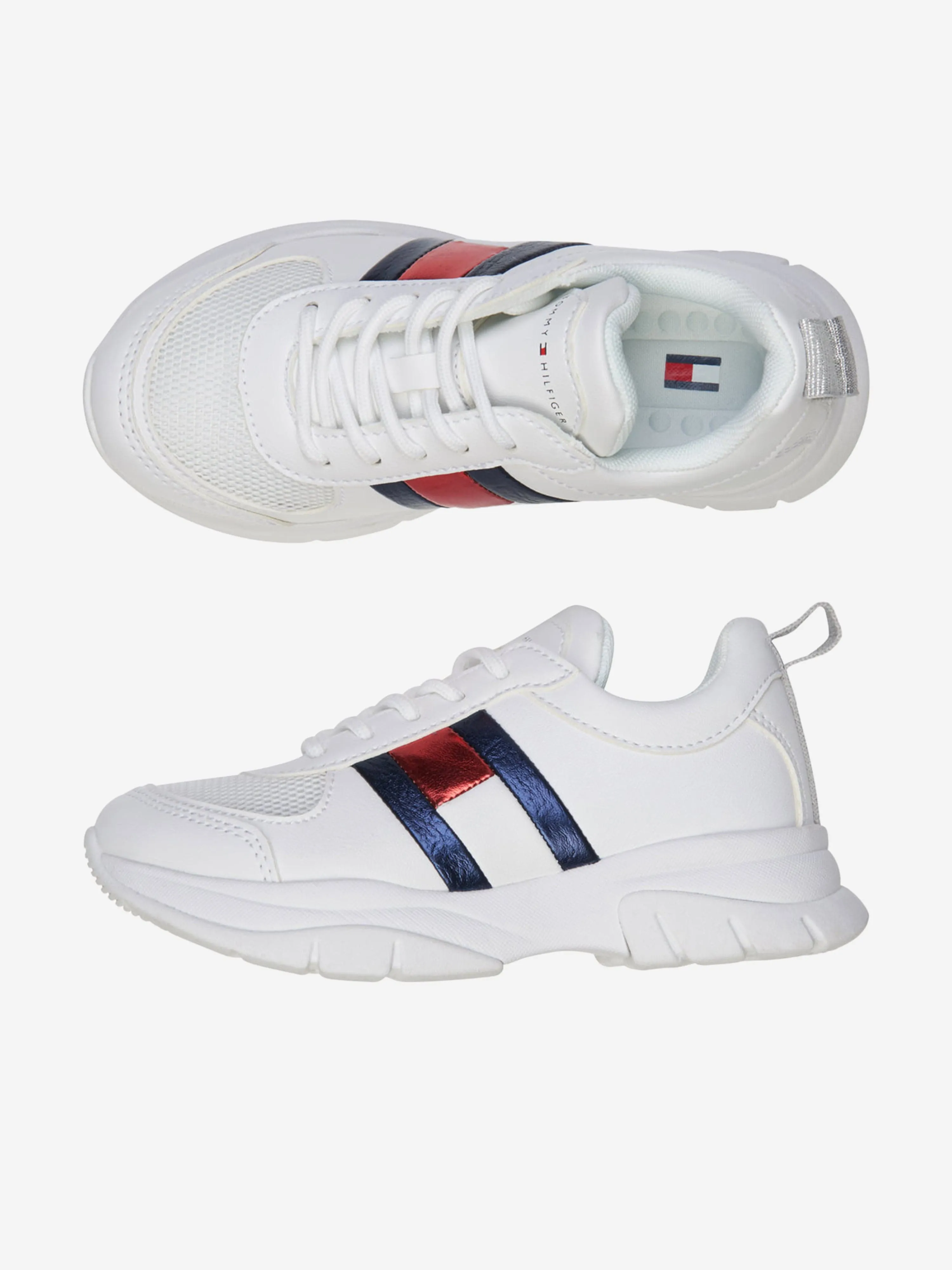 Tommy Hilfiger Girls Logo Trainers