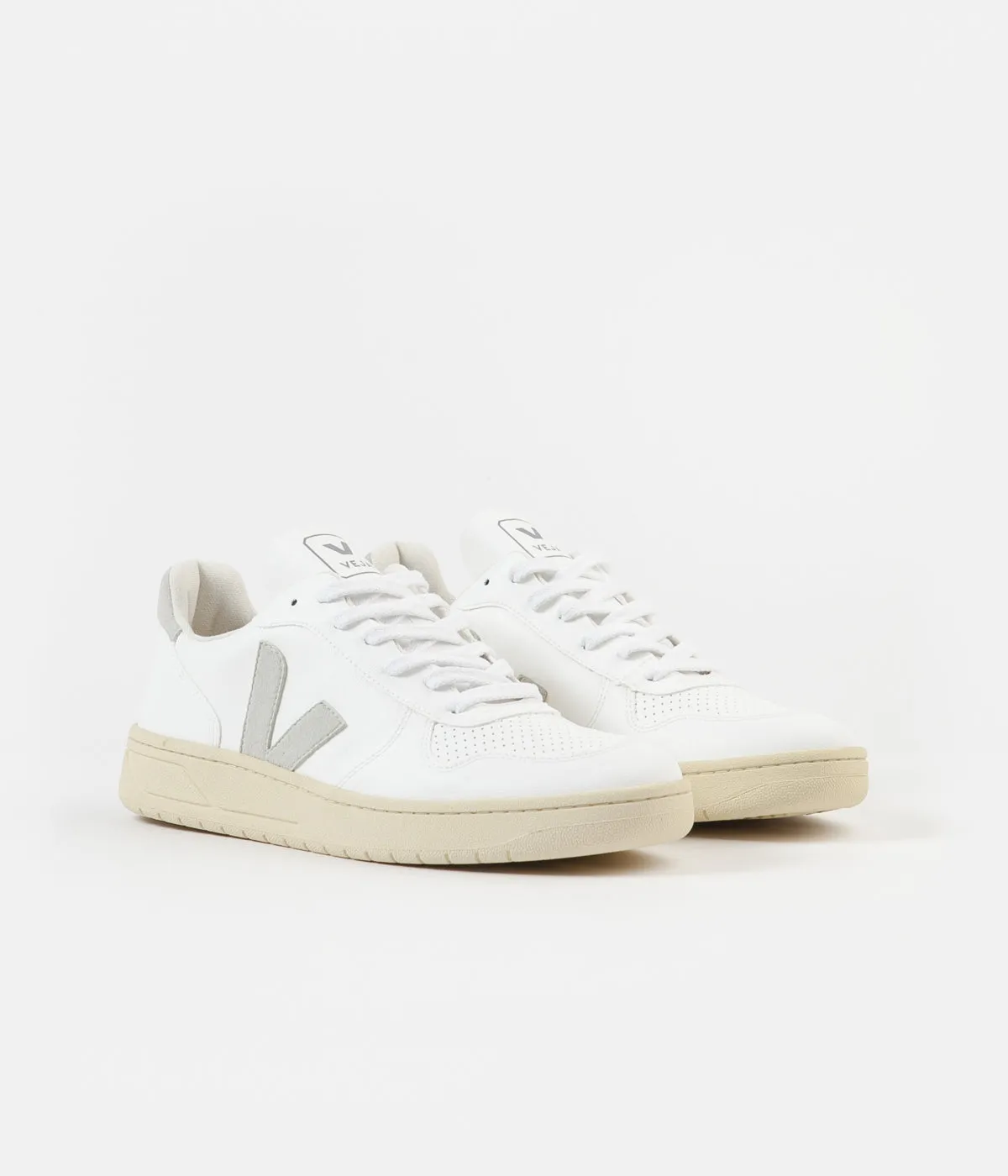 Veja V-10 CWL Shoes - White / Natural / Butter Sole