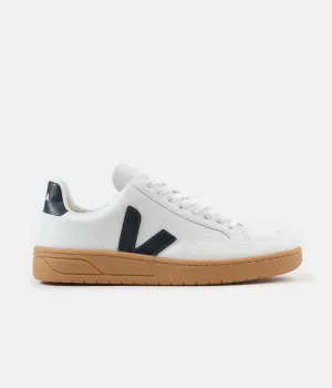 Veja V-12 Leather Shoes - Extra White / Nautico / Gum Sole