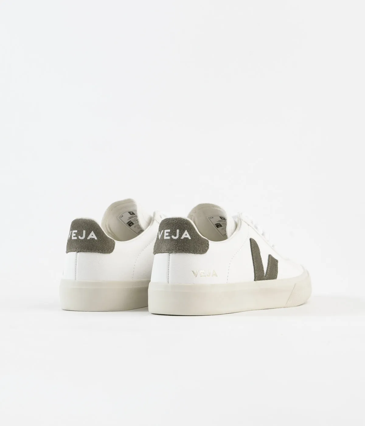 Veja Womens Campo ChromeFree Shoes - Extra White / Khaki