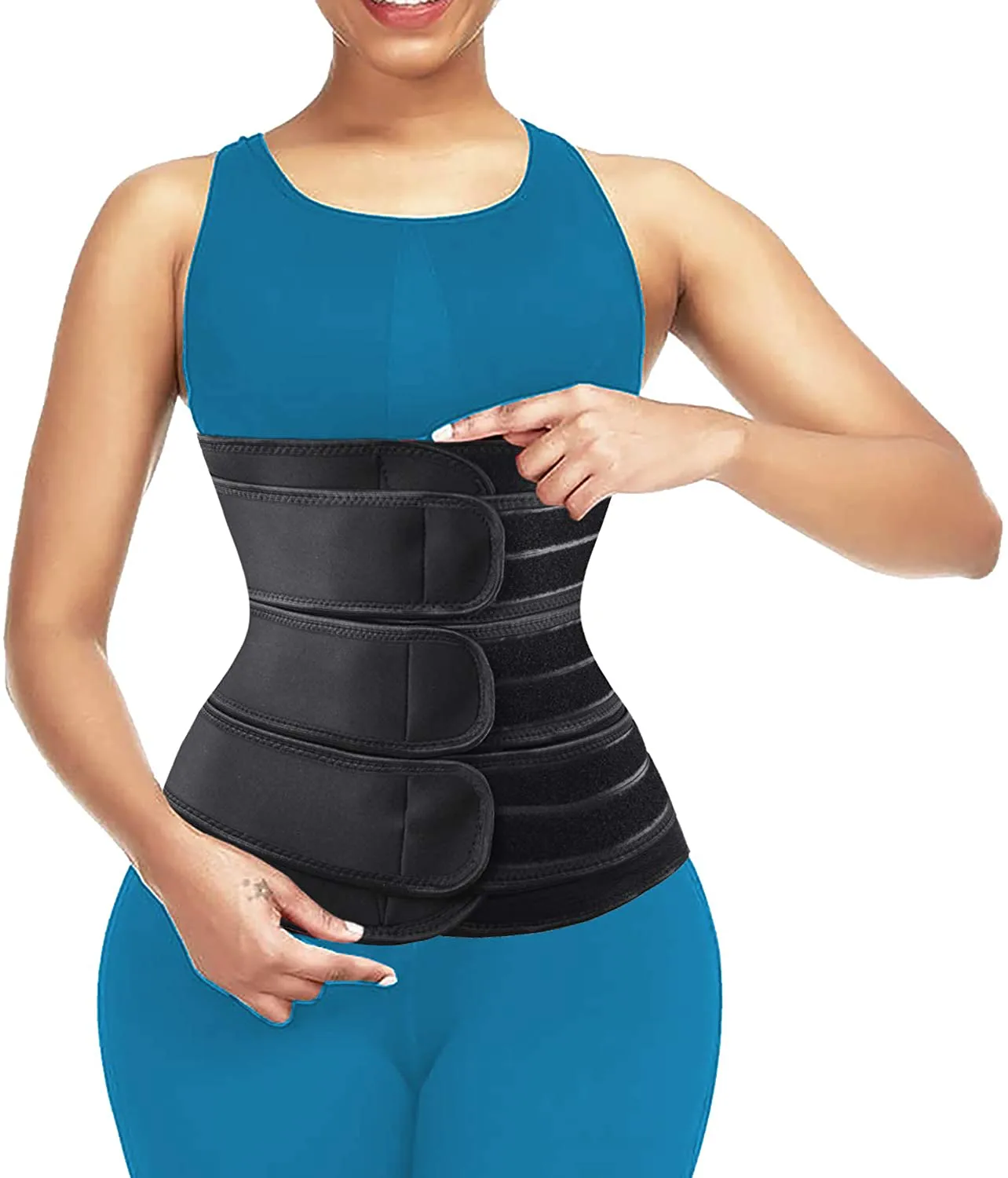 Waist Trainer Women - Waist Cincher Trimmer - Slimming Body Shaper Belt - Sport Girdle Belt