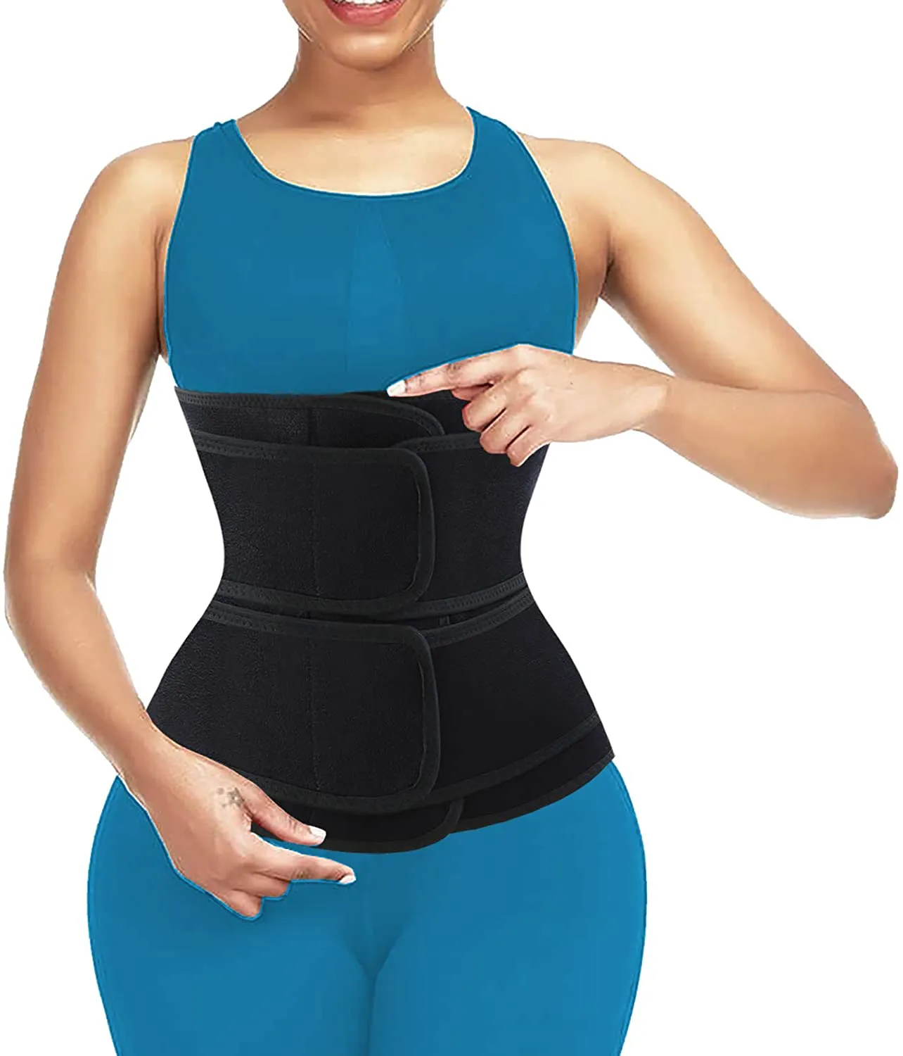 Waist Trainer Women - Waist Cincher Trimmer - Slimming Body Shaper Belt - Sport Girdle Belt