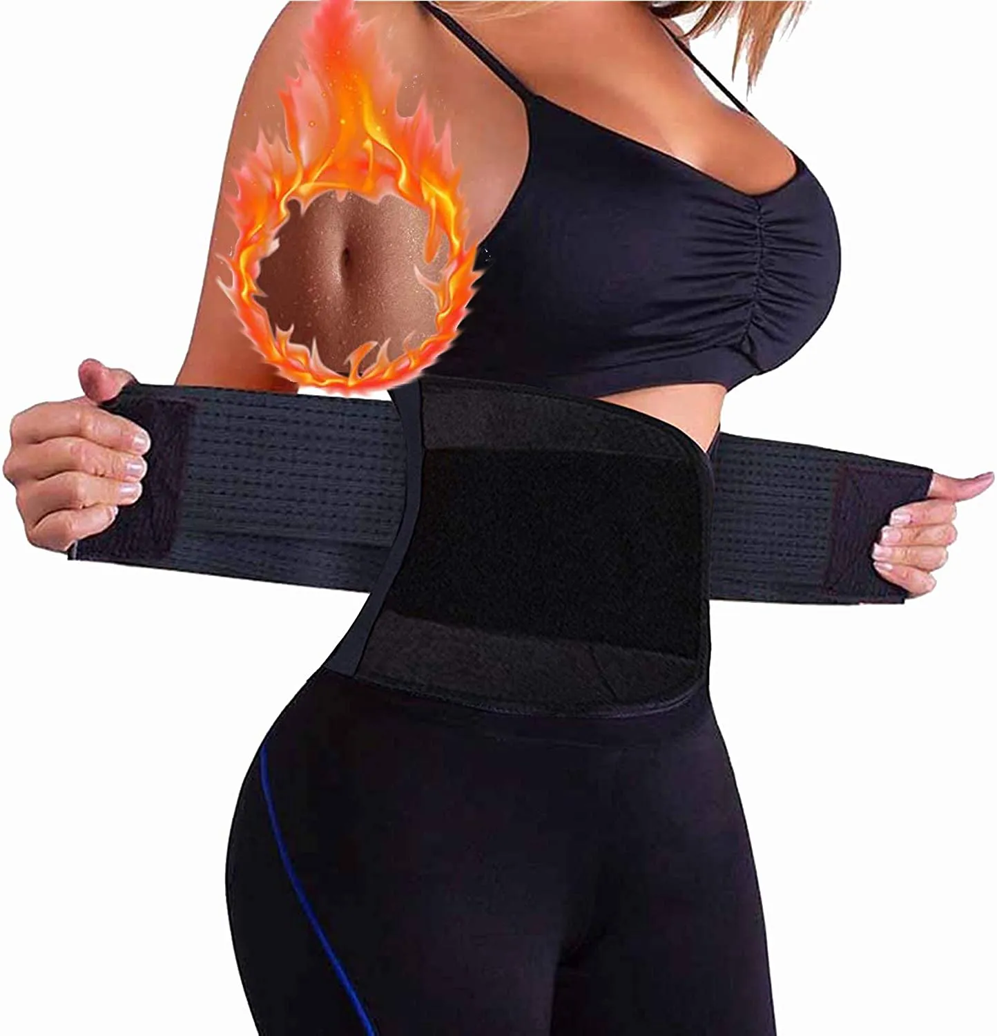 Waist Trainer Women - Waist Cincher Trimmer - Slimming Body Shaper Belt - Sport Girdle Belt