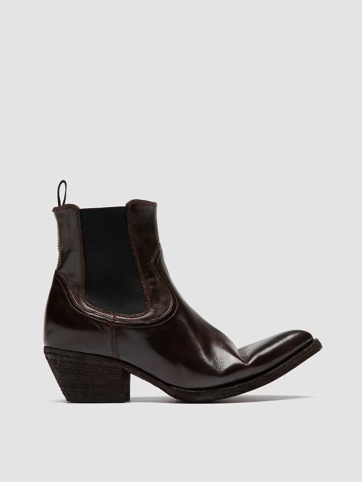 WANDA DD 102 - Brown Leather Chelsea Boots