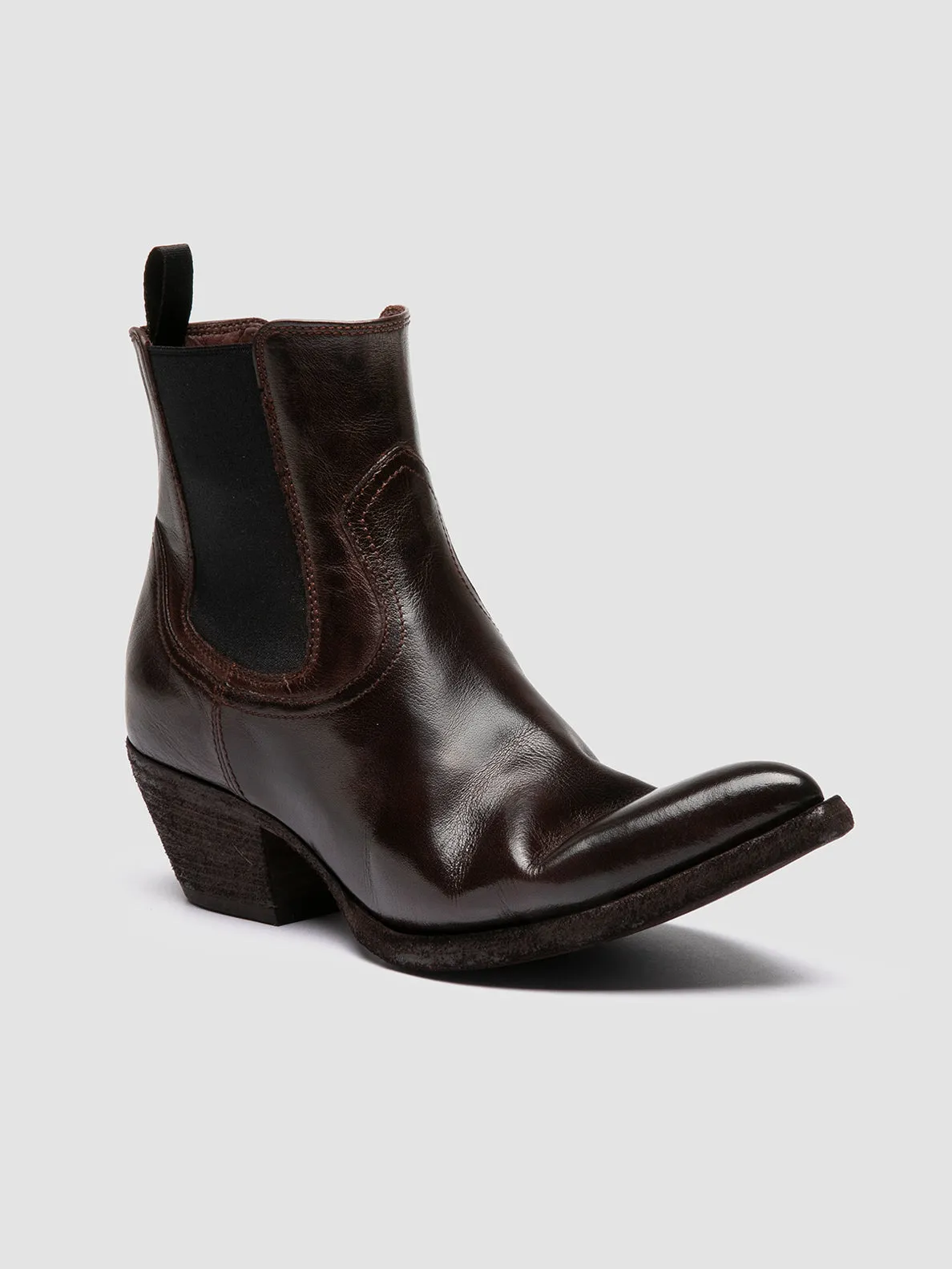 WANDA DD 102 - Brown Leather Chelsea Boots