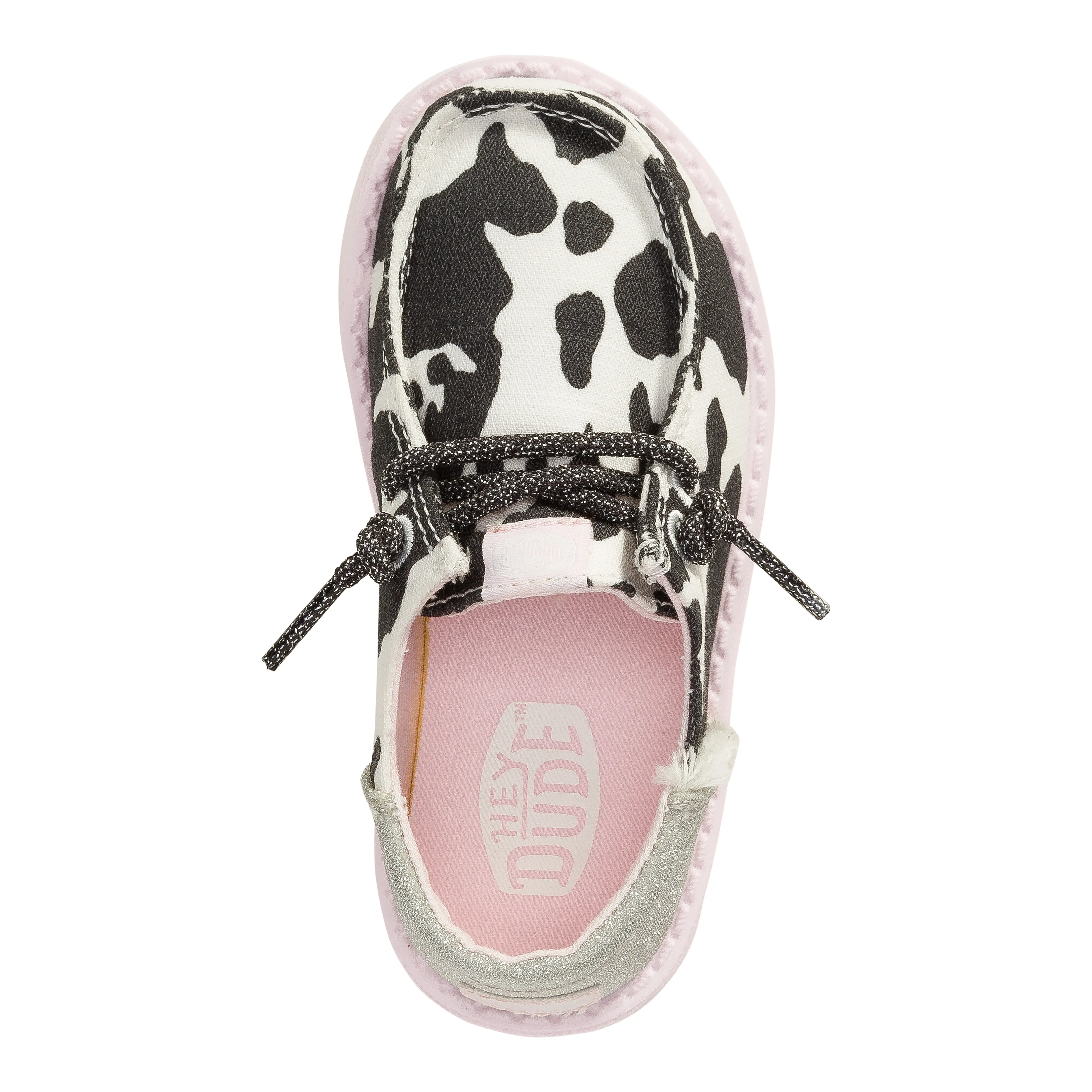 Wendy Funk Toddler Cow - Black/Pink