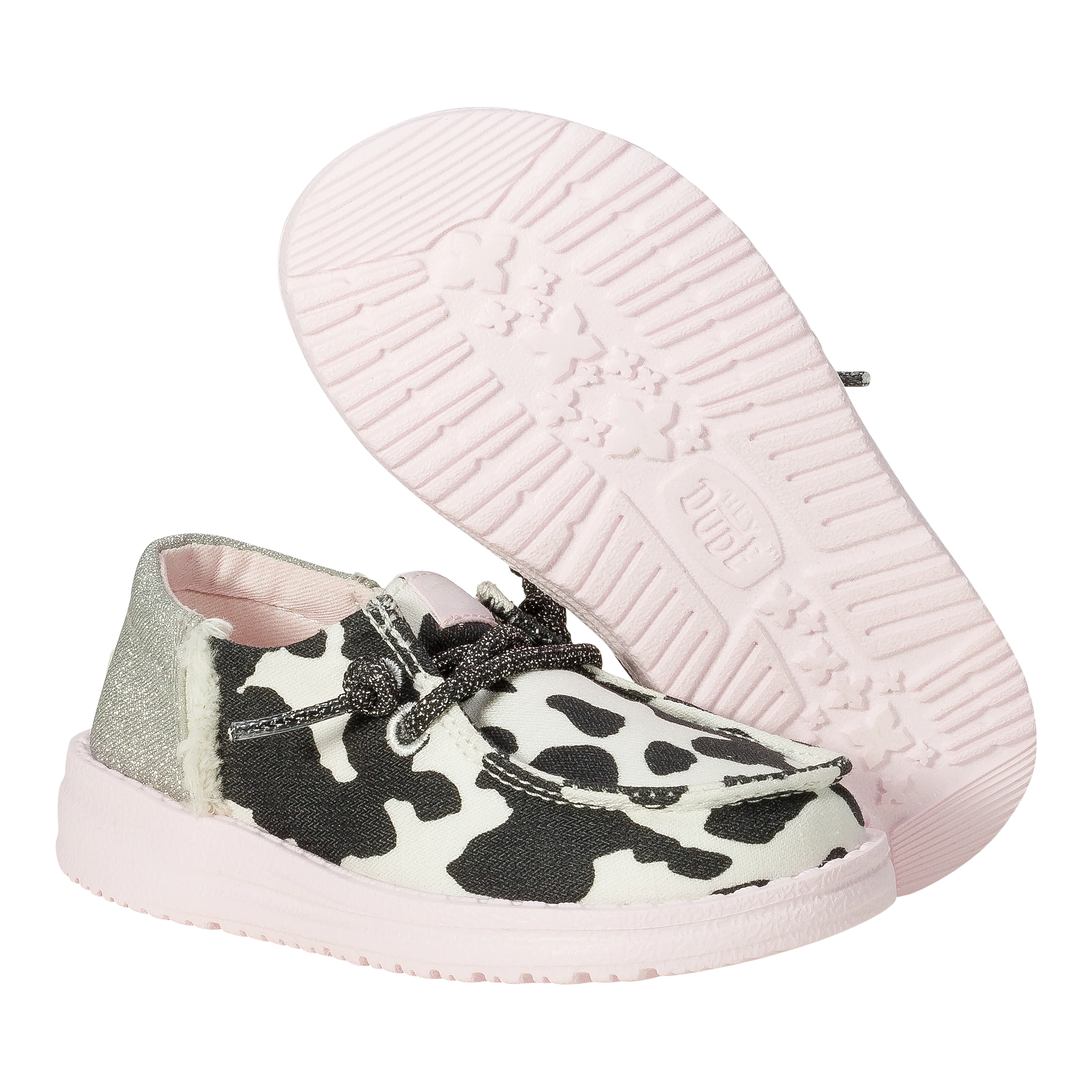 Wendy Funk Toddler Cow - Black/Pink