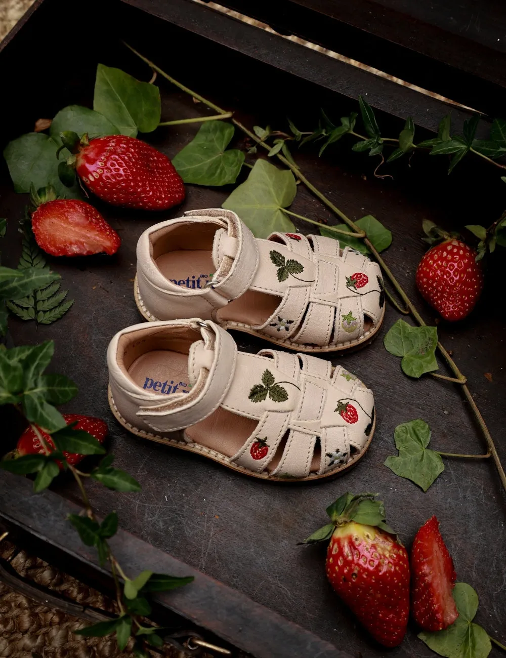 Wild Strawberries Classic sandal - Cream