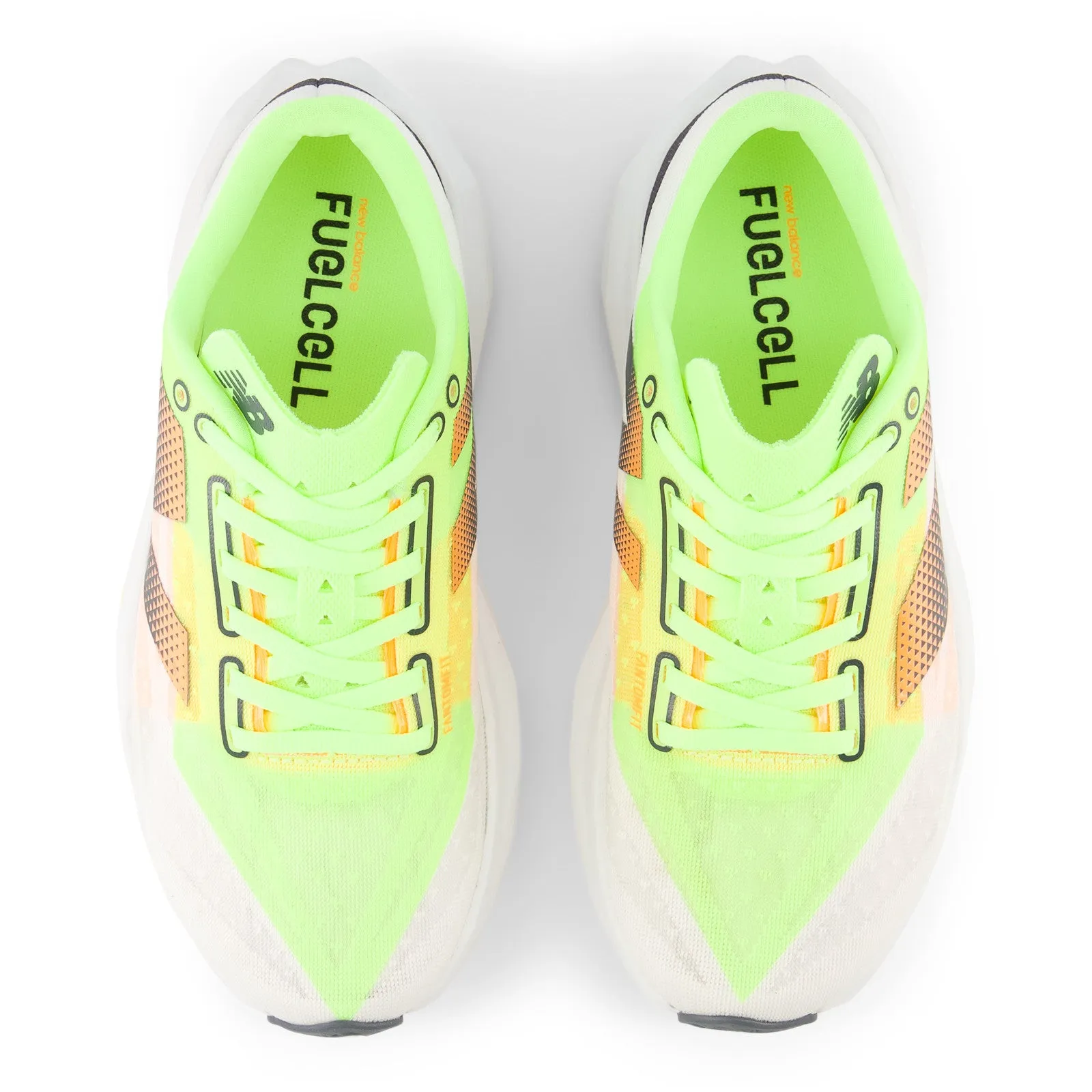 WOMEN'S FUELCELL REBEL V4 - B - LA4 WHITE/BLEACHED LIME GLO