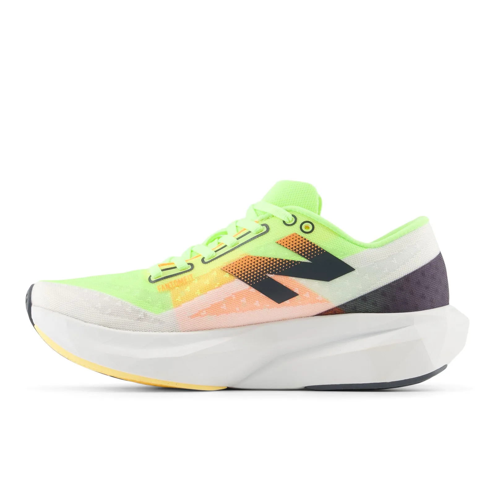 WOMEN'S FUELCELL REBEL V4 - B - LA4 WHITE/BLEACHED LIME GLO