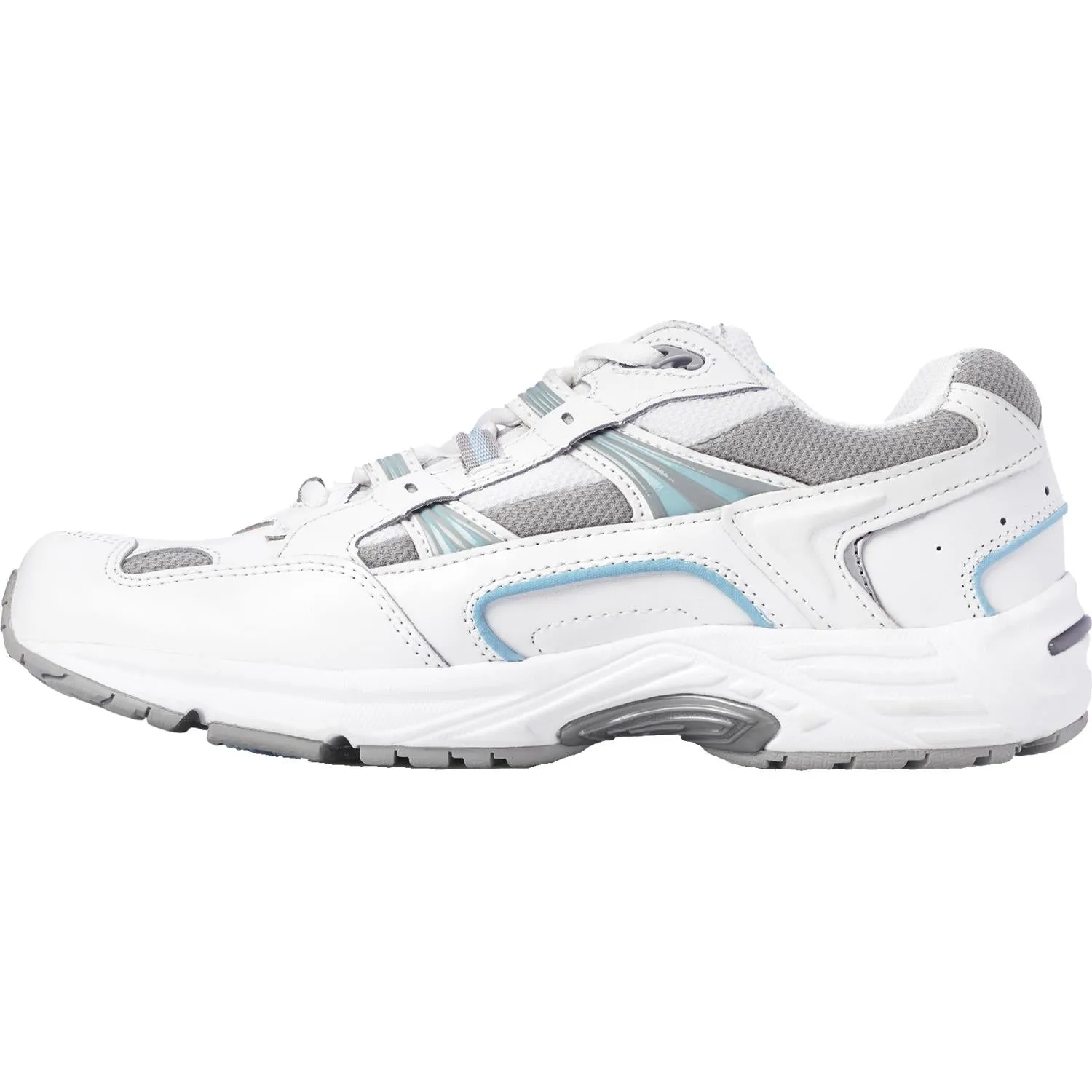 Women's Vionic Walker White/Blue Leather