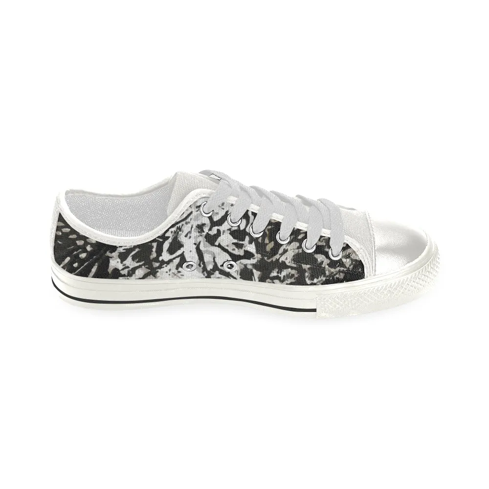 Women's Wild Animal Print Canvas Low Top Shoes