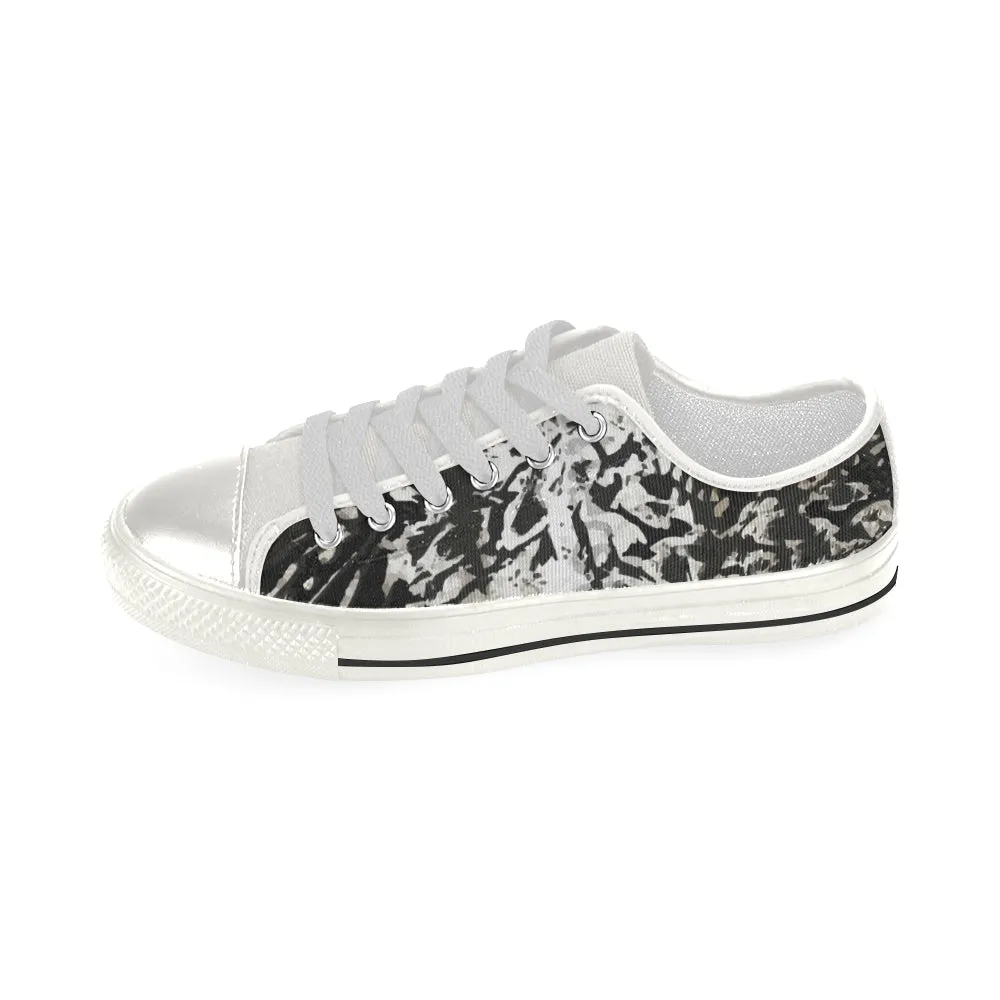 Women's Wild Animal Print Canvas Low Top Shoes