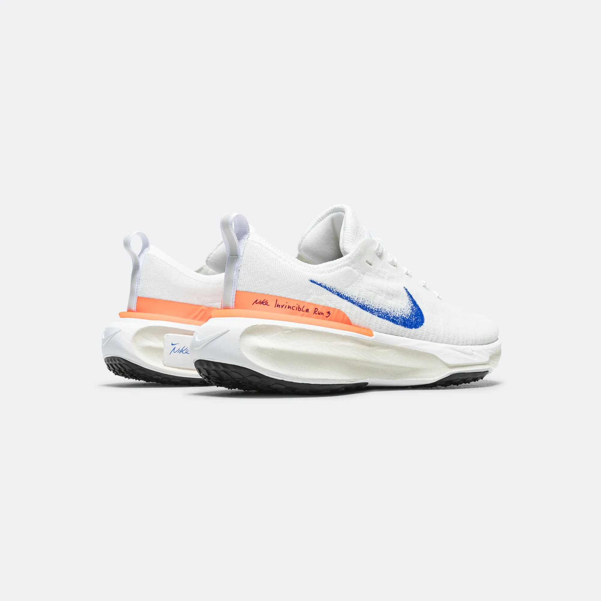 Womens ZoomX Invincible 3 'Blueprint' - White/Racer Blue-Total Orange